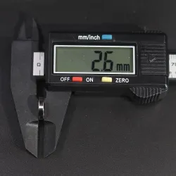 N35 - magnes neodymowy - mocny okrągły krążek - 12mm * 3mm - z otworem 4mmN35