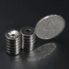 N35 - neodymium magnet - strong round disk - 12mm * 3mm - with 4mm holeN35