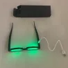 LED luminous glasses - punk style - USBSunglasses