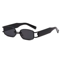 Vintage prostokątne okulary przeciwsłoneczne - UV 400Okulary Przeciwsłoneczne