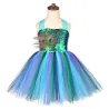 Peacock costume - dress with feathers / flowersCostumes