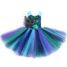 Peacock costume - dress with feathers / flowersCostumes