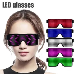 Okulary LED - zasilanie bateryjne / USBParty