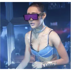 Okulary LED - zasilanie bateryjne / USBParty