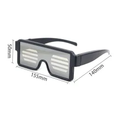 Okulary LED - zasilanie bateryjne / USBParty