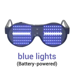 Okulary LED - zasilanie bateryjne / USBParty
