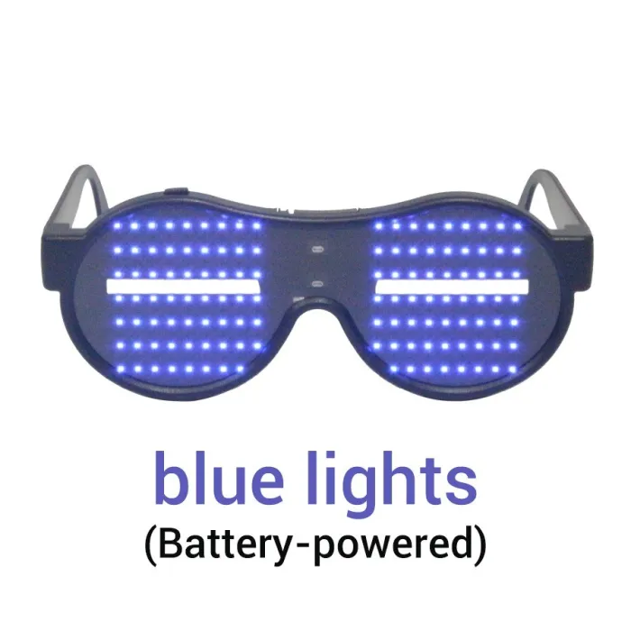 Okulary LED - zasilanie bateryjne / USBParty