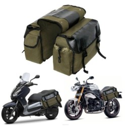 Double sided motorcycle / bicycle bag - waterproof canvasProtective gear