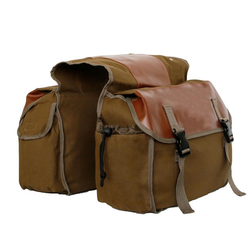 Double sided motorcycle / bicycle bag - waterproof canvasProtective gear