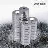 N35 - neodymium magnet - strong round disc - 20mm * 4mm - with 5mm holeN35