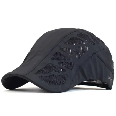 Trendy visor cap - newsboy style - with mesh - unisexHats & Caps