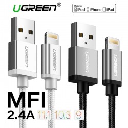 Ugreen - 24A MFi - USB to lightning - data cable - fast chargerCables