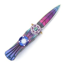 Mały składany scyzoryk - fidget spinnerNoże & Narzędzia Wielofunkcyjne