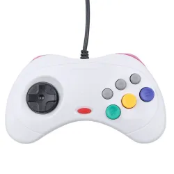 Gamepad przewodowy USB - kontroler z 6 przyciskami - dla Sega MD2 / GenesisInni