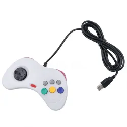 Gamepad przewodowy USB - kontroler z 6 przyciskami - dla Sega MD2 / GenesisInni