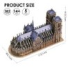 3D metal puzzles - Notre Dame Cathedral - DIY model - building kitMetal