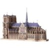 3D metal puzzles - Notre Dame Cathedral - DIY model - building kitMetal