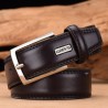 Elegant leather belt - with metal buckleBelts