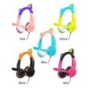 Glowing cat ears headphones - wired headset - with microphoneHeadsets