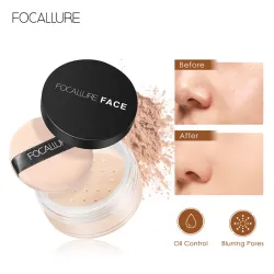 Focallure - puder sypki - kontrola oleju - długotrwały - wodoodpornyMakijaż