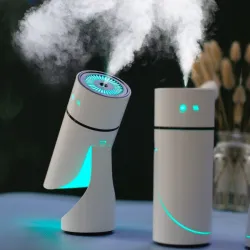 Ultradźwiękowy nawilżacz powietrza - regulowany - USB - LED - 260mlNawilżacze Powietrza
