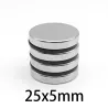 N35 - magnes neodymowy - mocny krążek - 25mm * 5mmN35