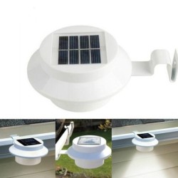 Solar garden / fence light - waterproof lamp - 3 LEDSolar lighting