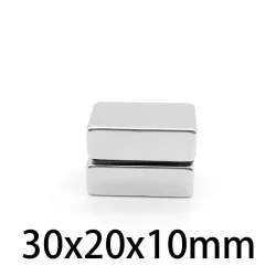 N35 - magnes neodymowy - mocny prostokątny blok - 30mm * 20mm * 10mmN35