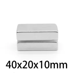 N35 - magnes neodymowy - mocny prostokątny blok - 40mm * 20mm * 10mmN35
