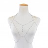 Tassel body chain / necklace - with crystalsNecklaces