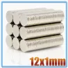 N35 - magnes neodymowy - mocny okrągły krążek - 12mm * 1mmN35
