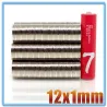 N35 - magnes neodymowy - mocny okrągły krążek - 12mm * 1mmN35
