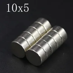 N35 - magnes neodymowy - mocny okrągły krążek - 10mm * 5mmN35