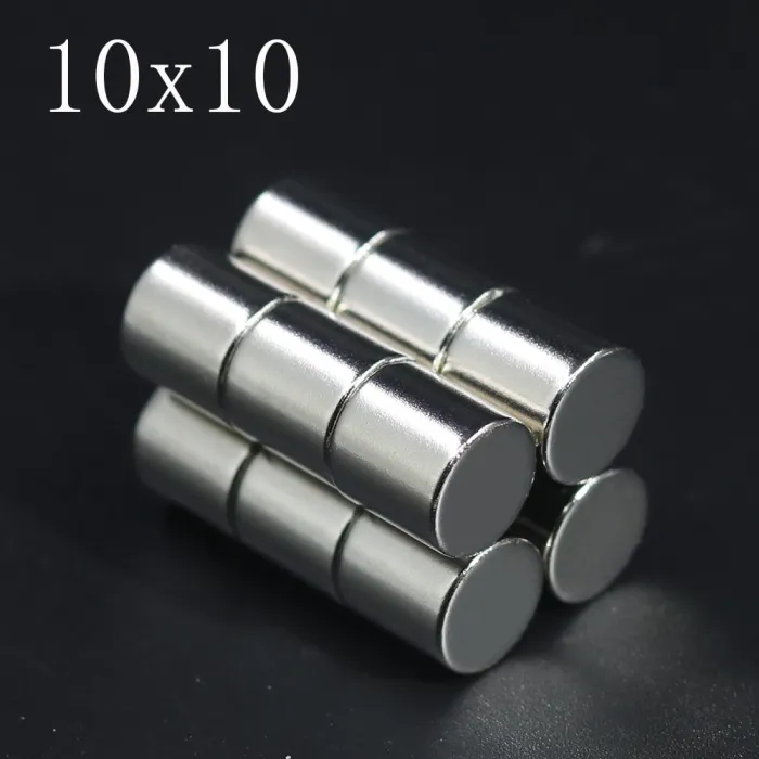 N35 - magnes neodymowy - mocny okrągły krążek - 10mm * 10mmN35