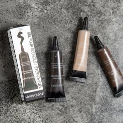 Waterproof eyebrow cream - pigment - with brushMake-Up