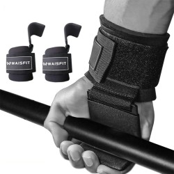 Sports wrist straps - with lifting hooks - 2 piecesEquipment