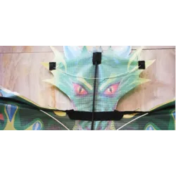 Pterozaur 3D - zielony dinozaur - latawiec - z linką 100 mLatawce