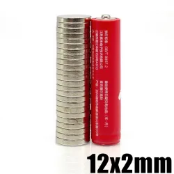 N35 - magnes neodymowy - mocny okrągły krążek - 12mm * 2mmN35