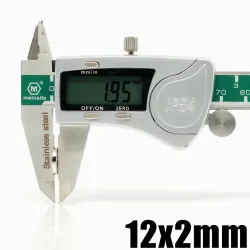 N35 - magnes neodymowy - mocny okrągły krążek - 12mm * 2mmN35