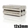 N35 - magnes neodymowy - mocny okrągły krążek - 12mm * 3mmN35