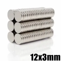 N35 - magnes neodymowy - mocny okrągły krążek - 12mm * 3mmN35