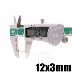 N35 - magnes neodymowy - mocny okrągły krążek - 12mm * 3mmN35