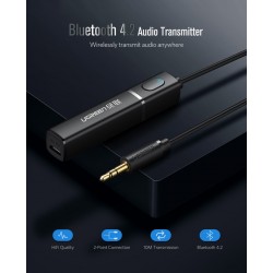 Ugreen - 4.2 for TV headphones PC APTX 3.5mm Aux - Bluetooth 5.0 - adapter - transmitterAudio
