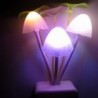 Lampka nocna LED - wtyczka ścienna - kolorowe grzybki / kwiat lotosuŚwiatła