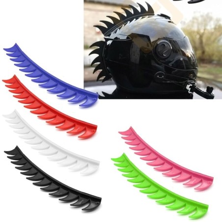 Motorcycle helmet decoration - reflective spikesMotorbike parts