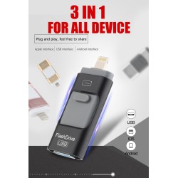 Dwufunkcyjny pendrive OTG micro - USB 3.0 - dla iPhone / AndroidAkcesoria