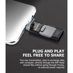Dwufunkcyjny pendrive OTG micro - USB 3.0 - dla iPhone / AndroidAkcesoria