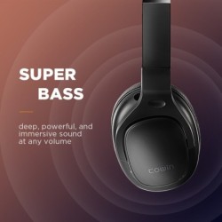 COWIN E9 - wireless Bluetooth headphones - with microphone - hybrid active noise cancellingEar- & Headphones