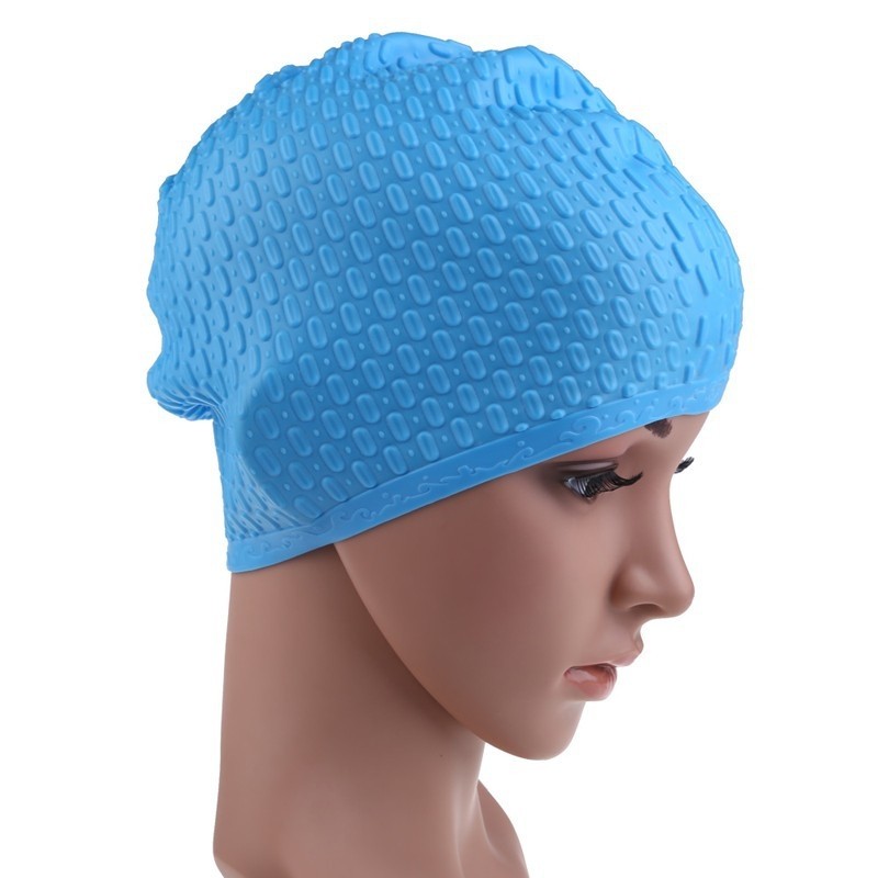 Waterproof silicone swimming cap - unisexSwimming