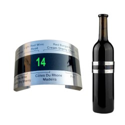 Termometr do wina - klips ze stali nierdzewnej - z wyświetlaczem LCDBar Zaopatrzenie